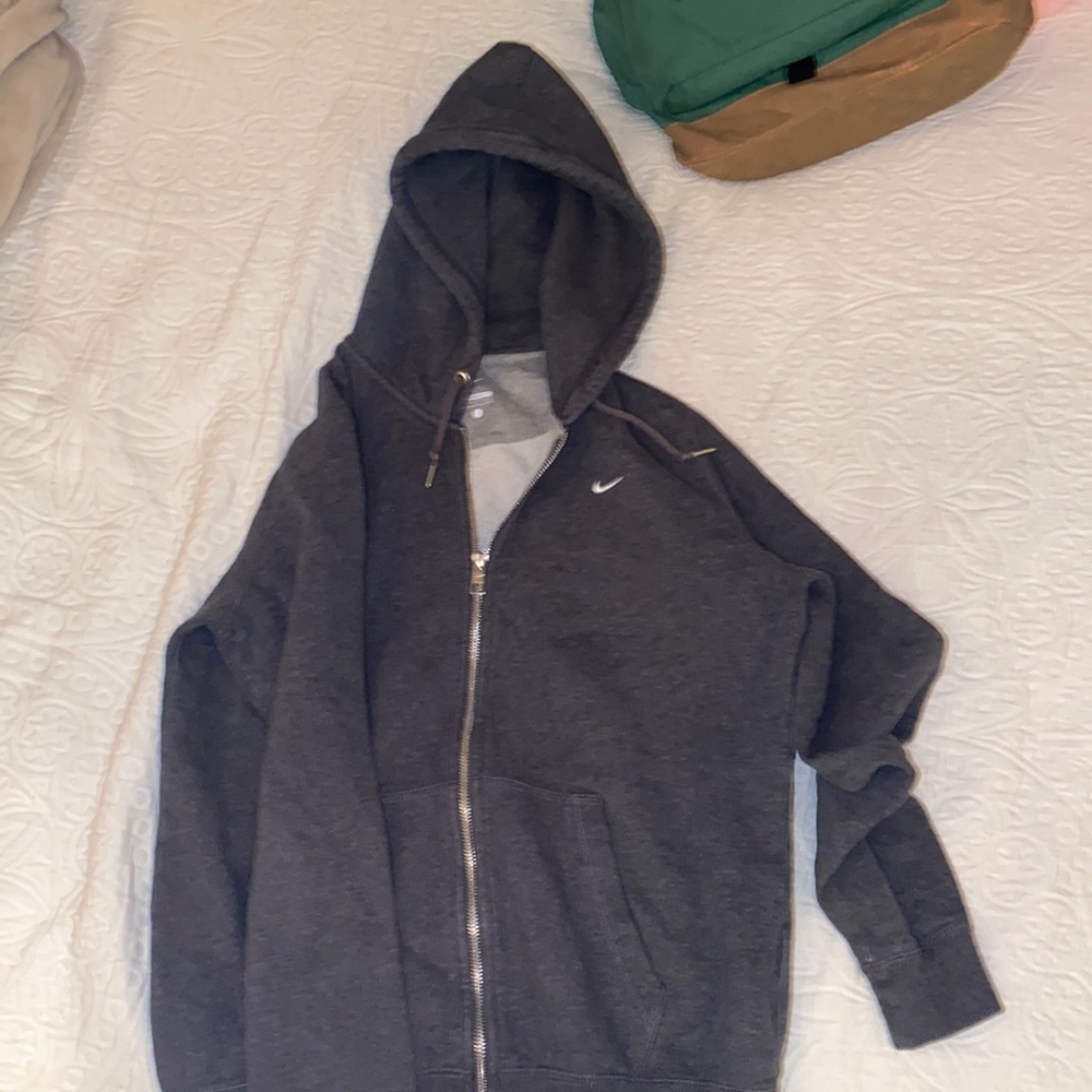 Grey nike zip up!